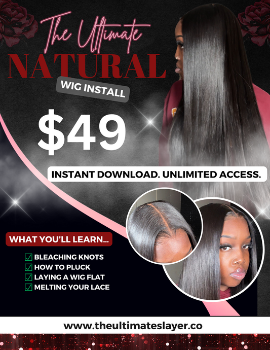 NATURAL WIG INSTALL TUTORIAL